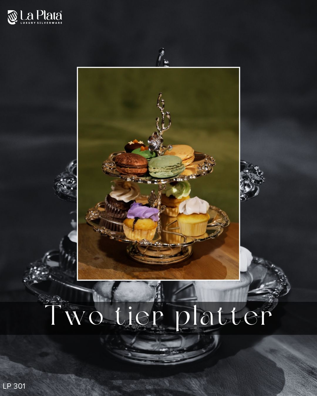 Two-Tier Silver Platter