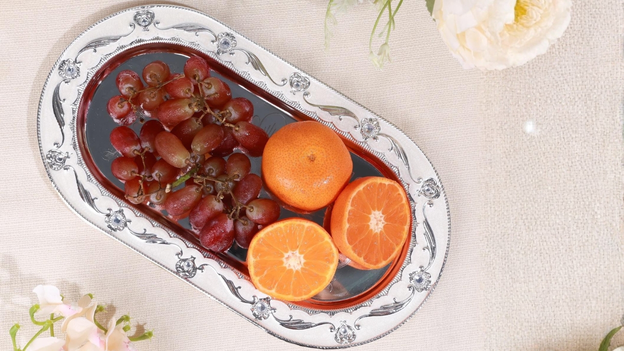 Elegant Silver Tray 