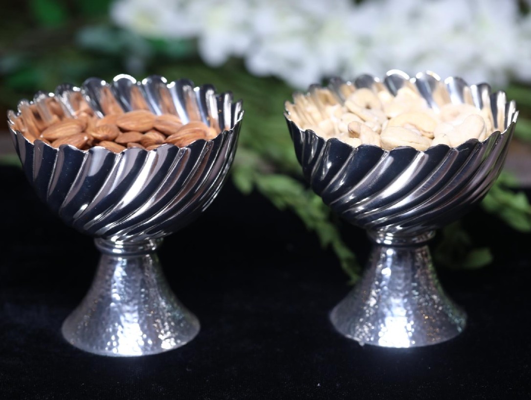 Silver Desert Bowl (Set Of 2)