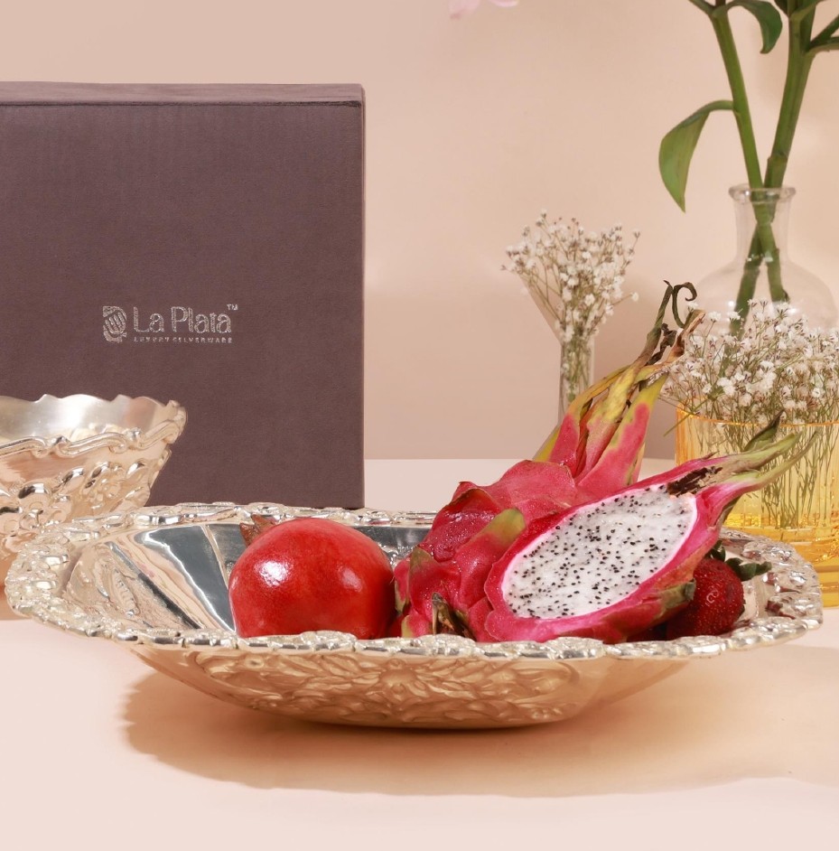 Silver Fruit Dish