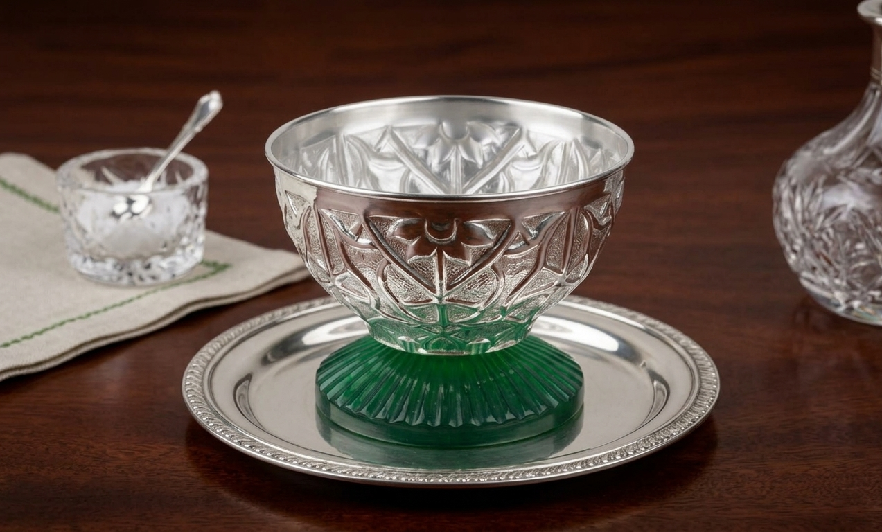 Bowl With Green Base