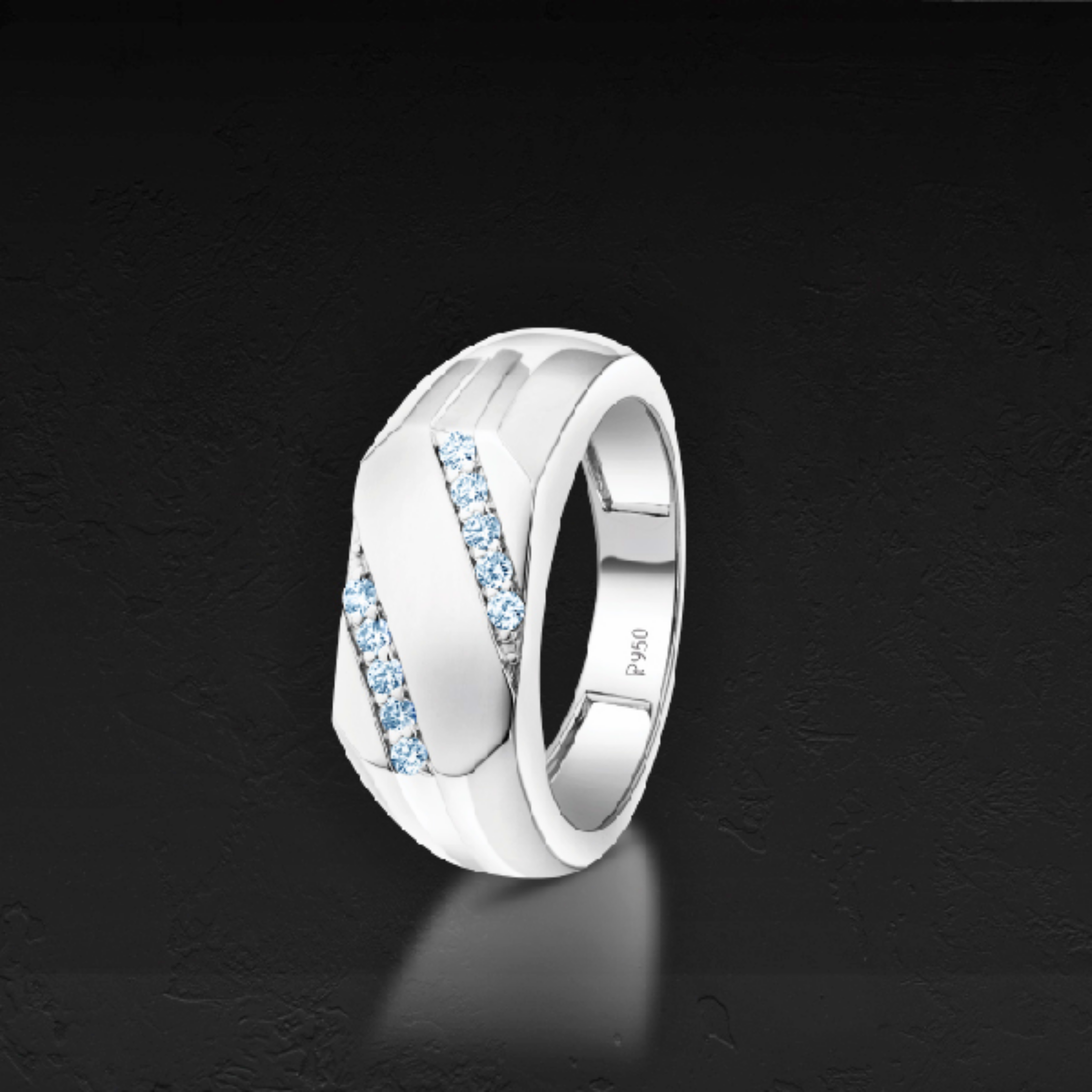 The Platinum Embellished Ring