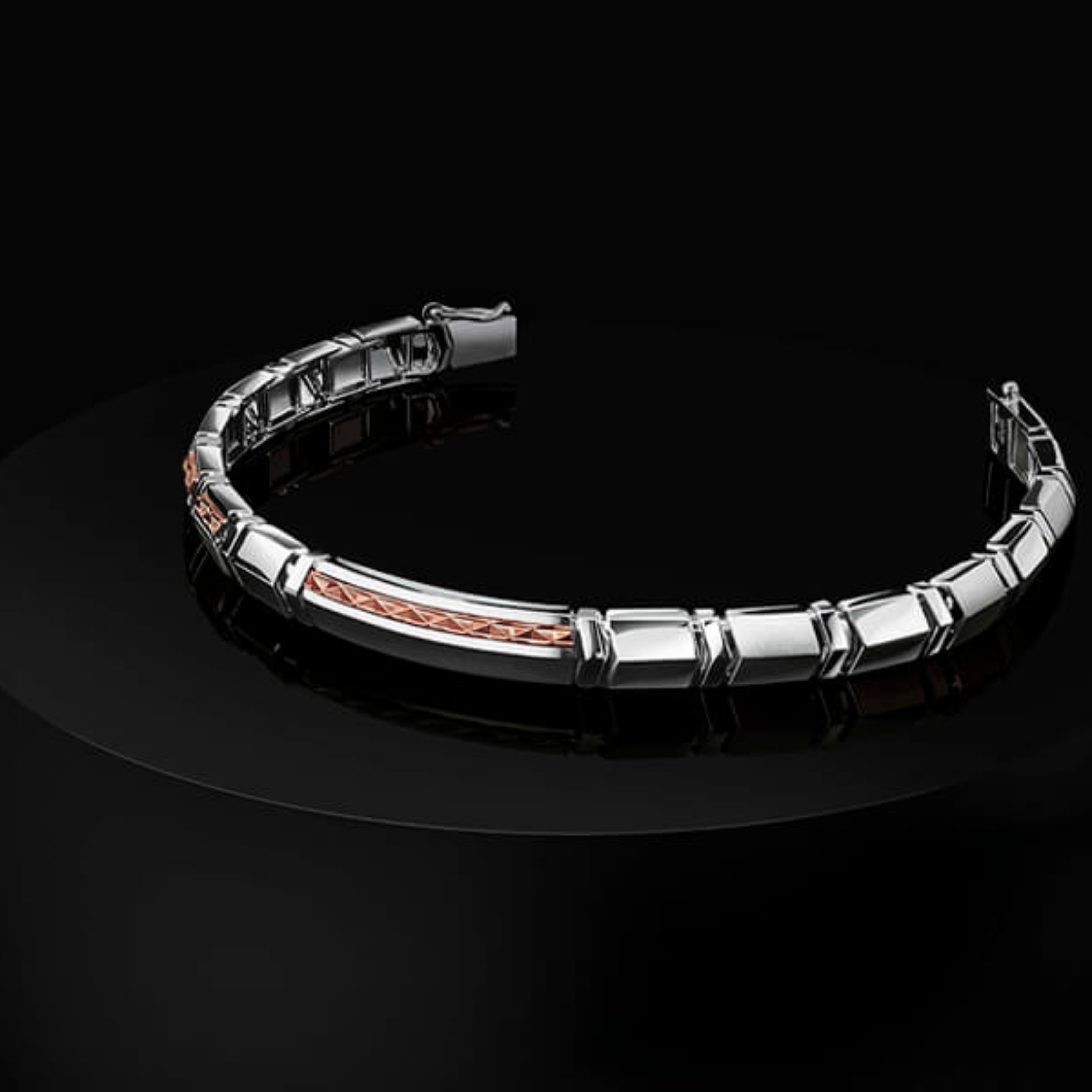 The Platinum Criss Cross Bracelet