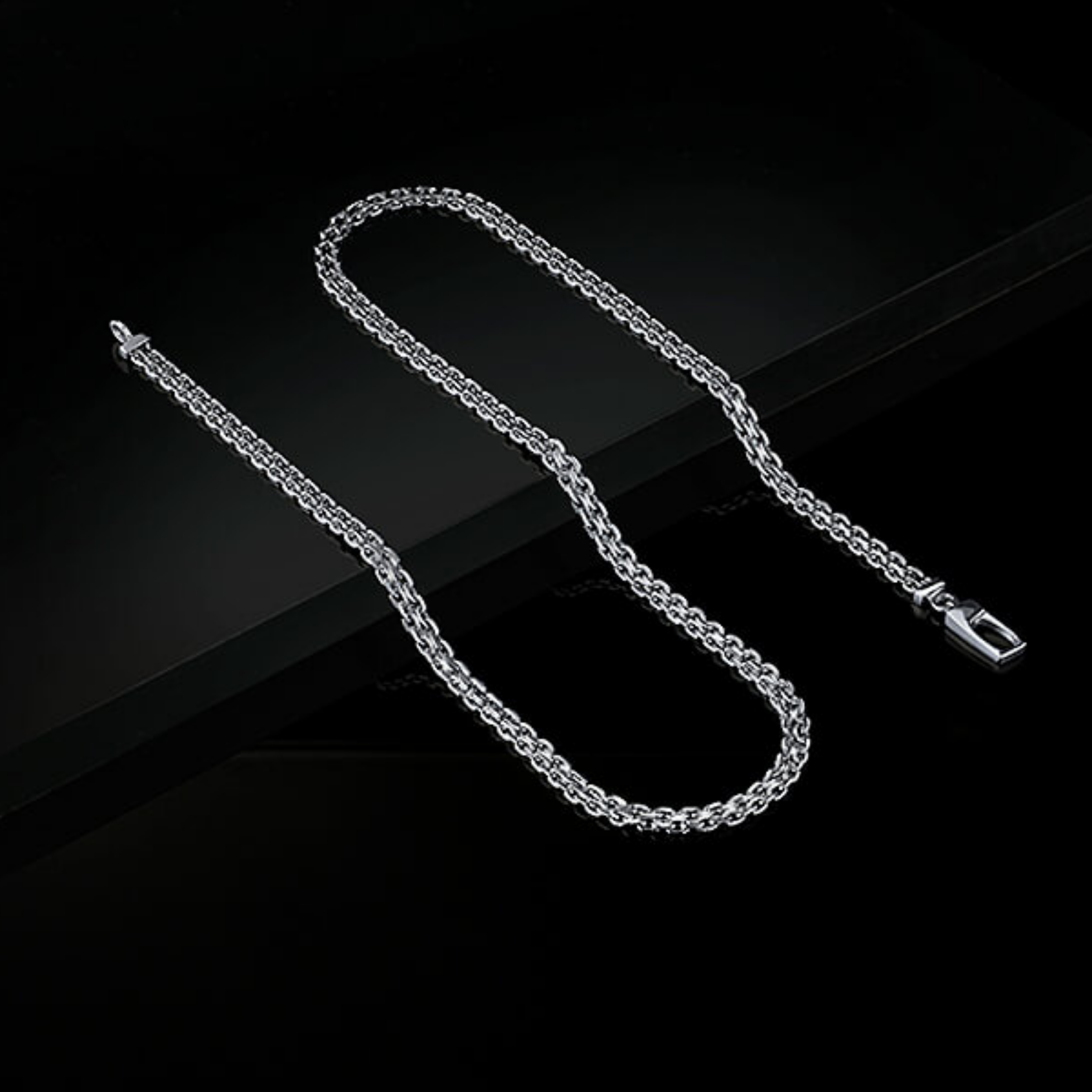 The Platinum Rope Chain