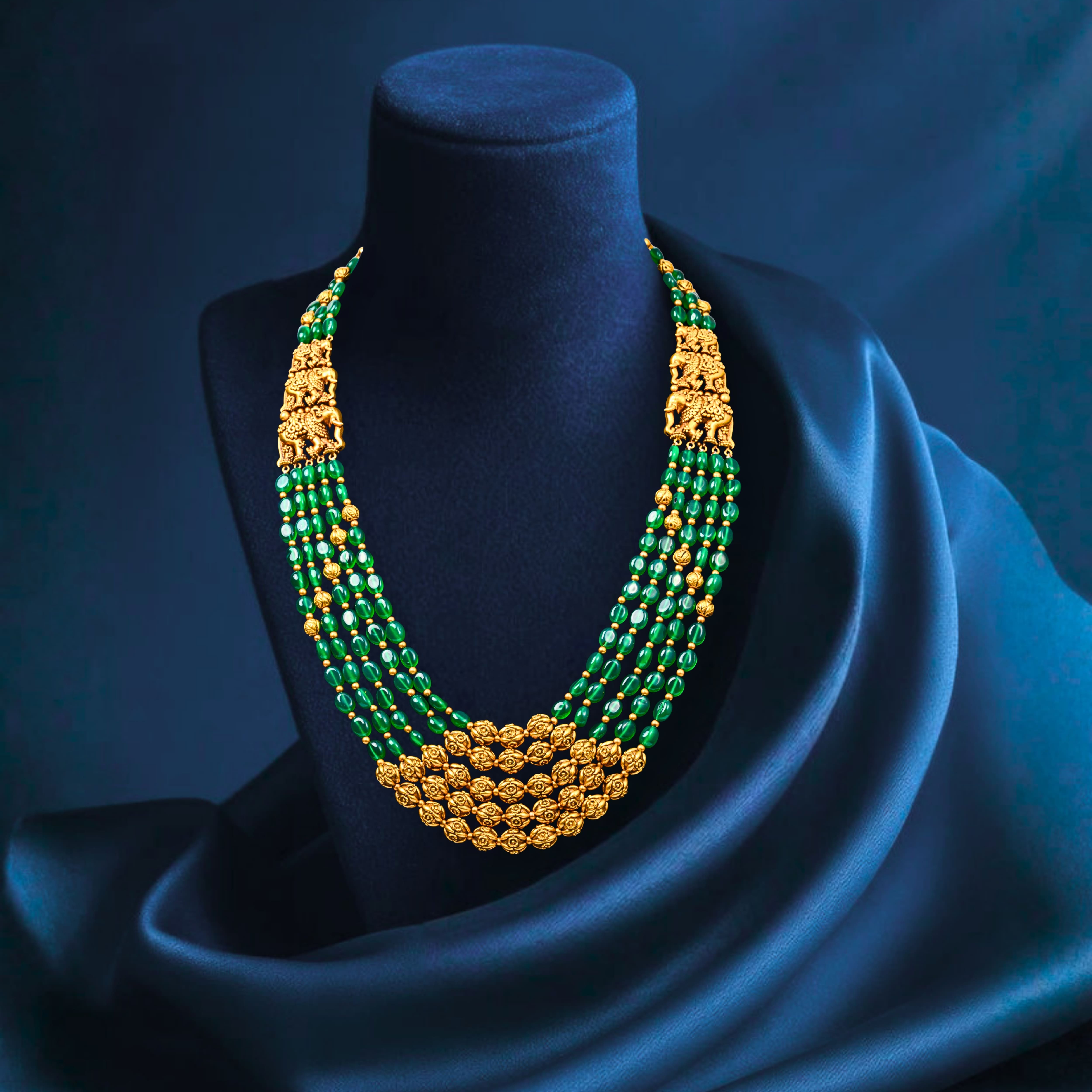 Royal Emerald Beads Chain