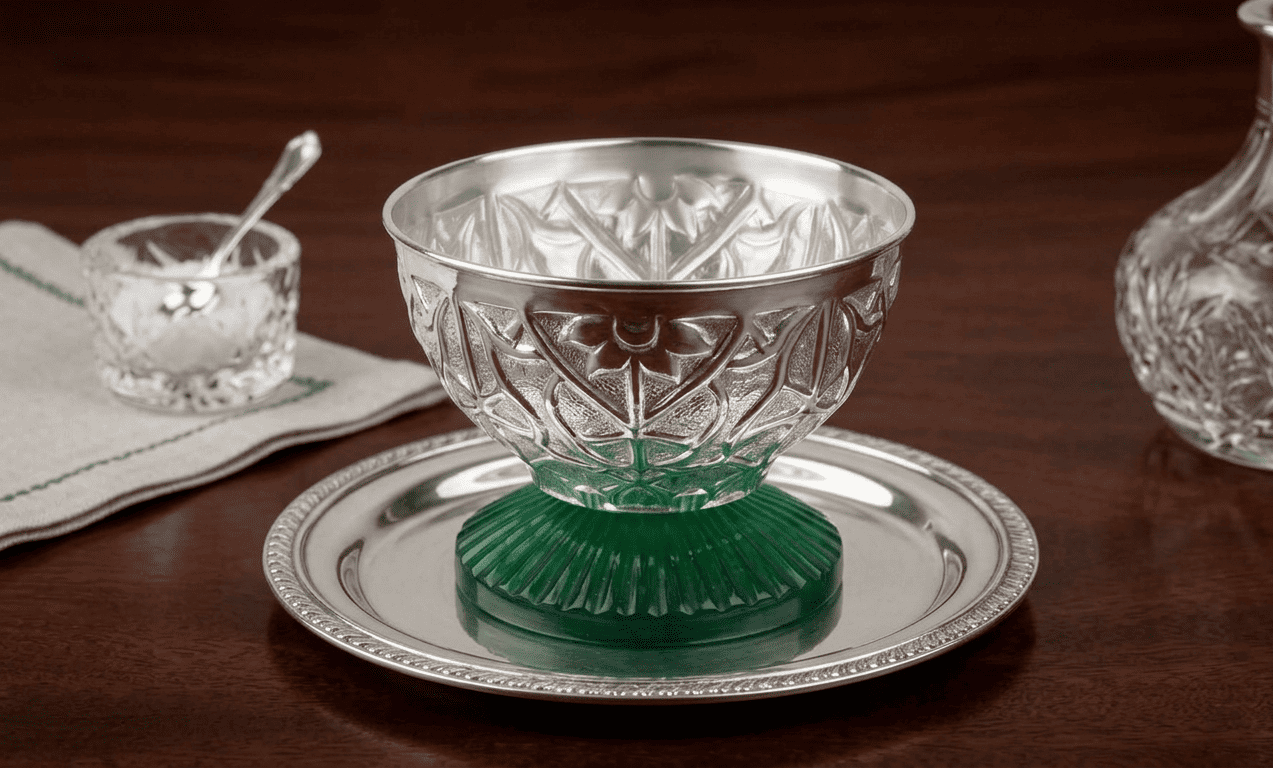 Bowl With Green Base